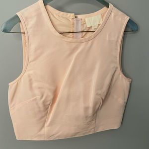 J Crew blush crop top